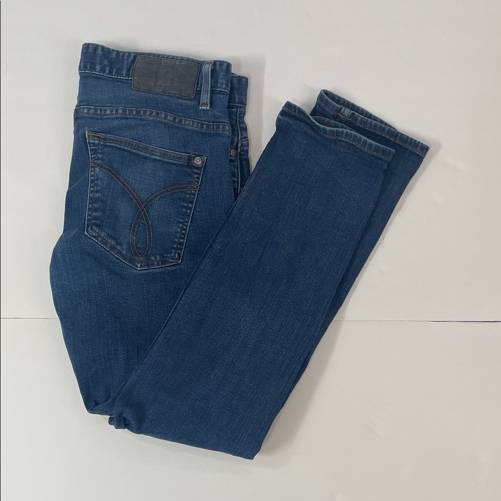 Calvin Klein Jeans Men's Dark Blue Straight Jeans
